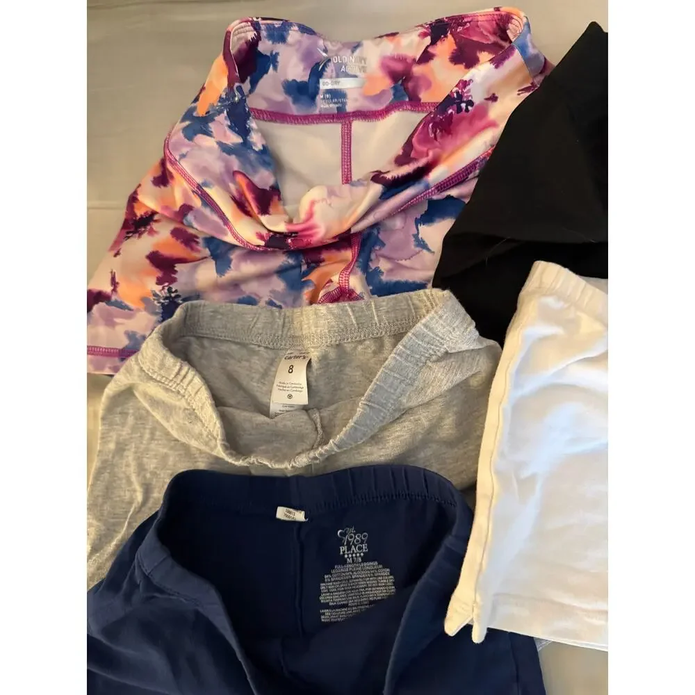 Childrens Place Justice Old Navy bike short bundle size 7/8